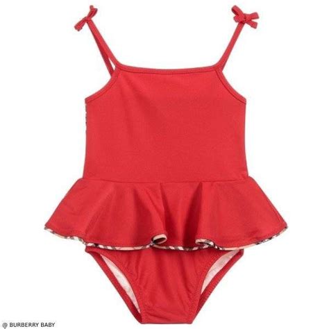 red burberry baby coat|burberry baby swimsuit.